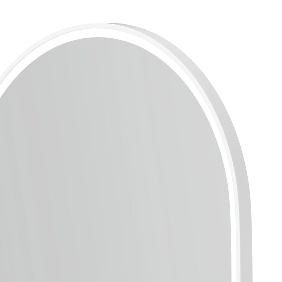 Otti LED Noosa 900mm x 600mm Metal Frame Mirror - White
