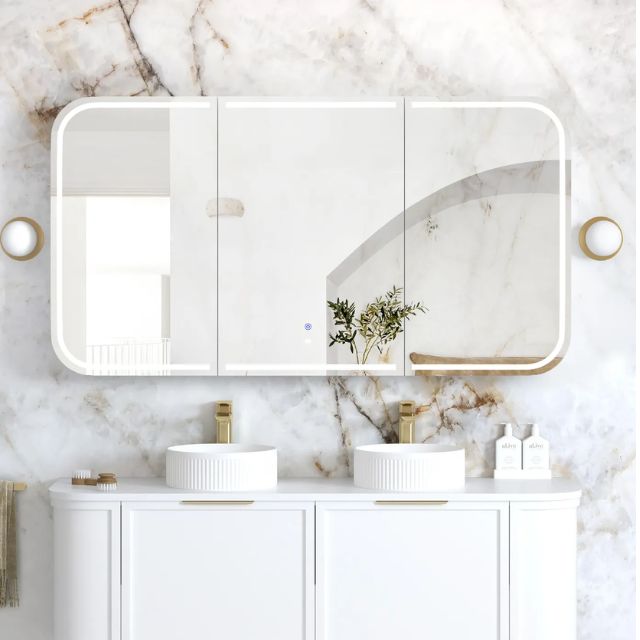 Otti Newport 1500 LED Shaving Cabinet Matte White