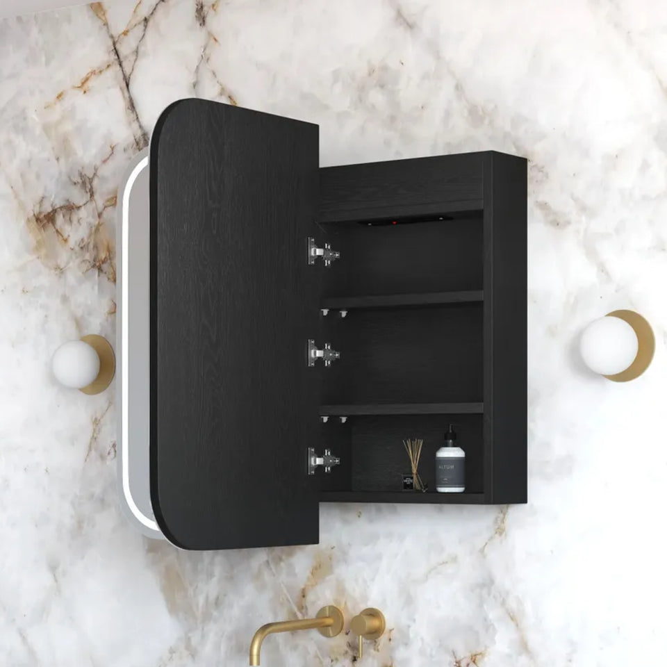 Otti Newport LED Shaving Cabinet Premium Edition - Black