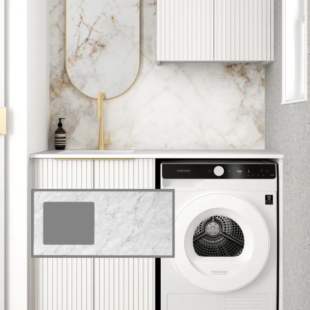 Otti Noosa 1305mm Laundry Set A - White