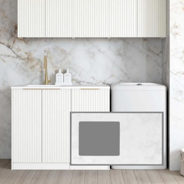 Otti Noosa 1715mm Laundry Set B - White