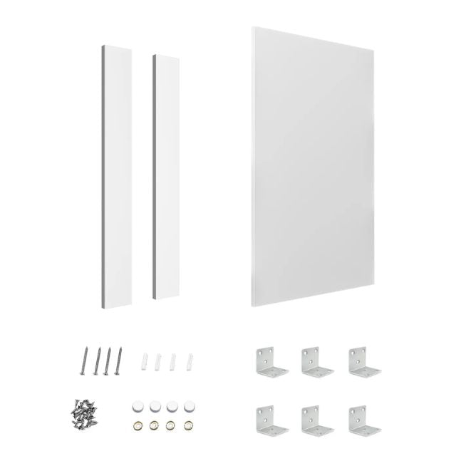 Otti Noosa Fluted White 1300mm Laundry Cabinet Set Includes End Panel with Installation Kit | The Blue Space
