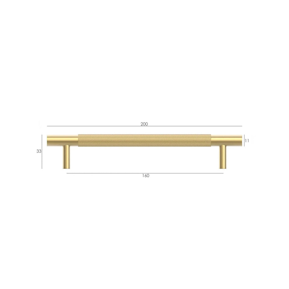 Otti Nord Pull Handle Brushed Brass