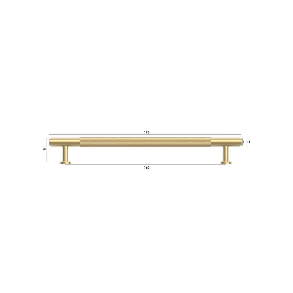 Otti Soho Pull Handle Brushed Brass