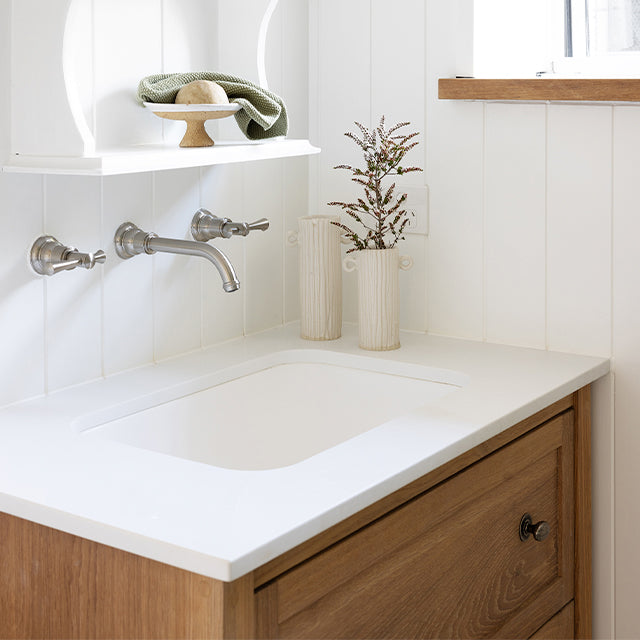 Phoenix Cromford Basin / Bath Wall Set Brushed Nickel