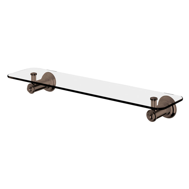 Phoenix Cromford Glass Shelf 450mm - Brushed Bronze 134-8600-24 - The Blue Space
