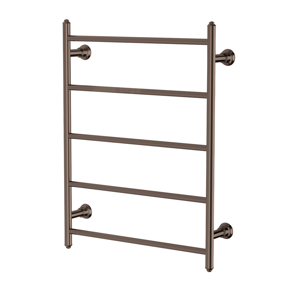 Phoenix Cromford Heated Towel Ladder 550mm x 750mm - Brushed Bronze