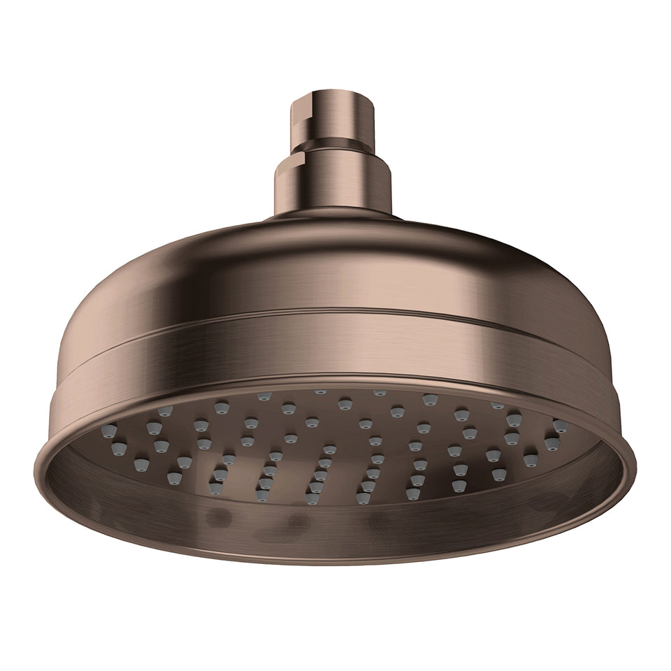 Phoenix Cromford Shower Rose - Brushed Bronze