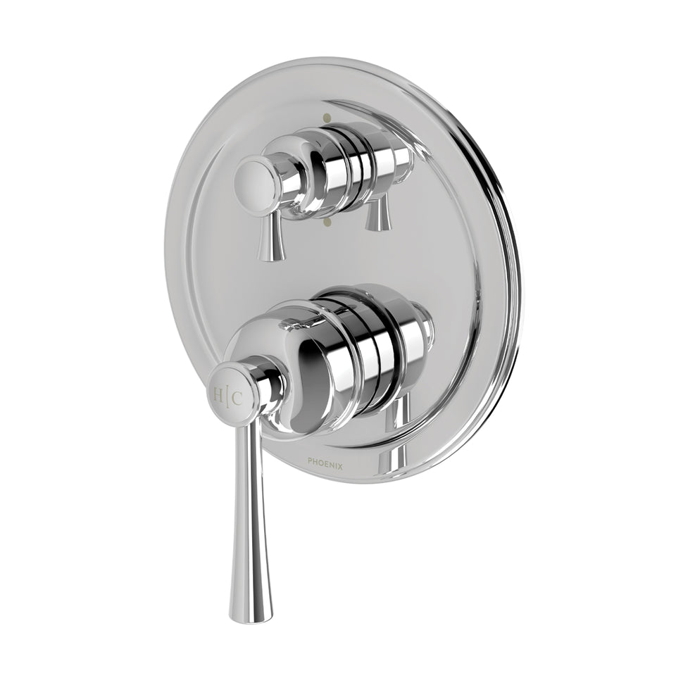 Phoenix Cromford SwitchMix Shower / Bath Diverter Mixer (Complete Kit) - Chrome