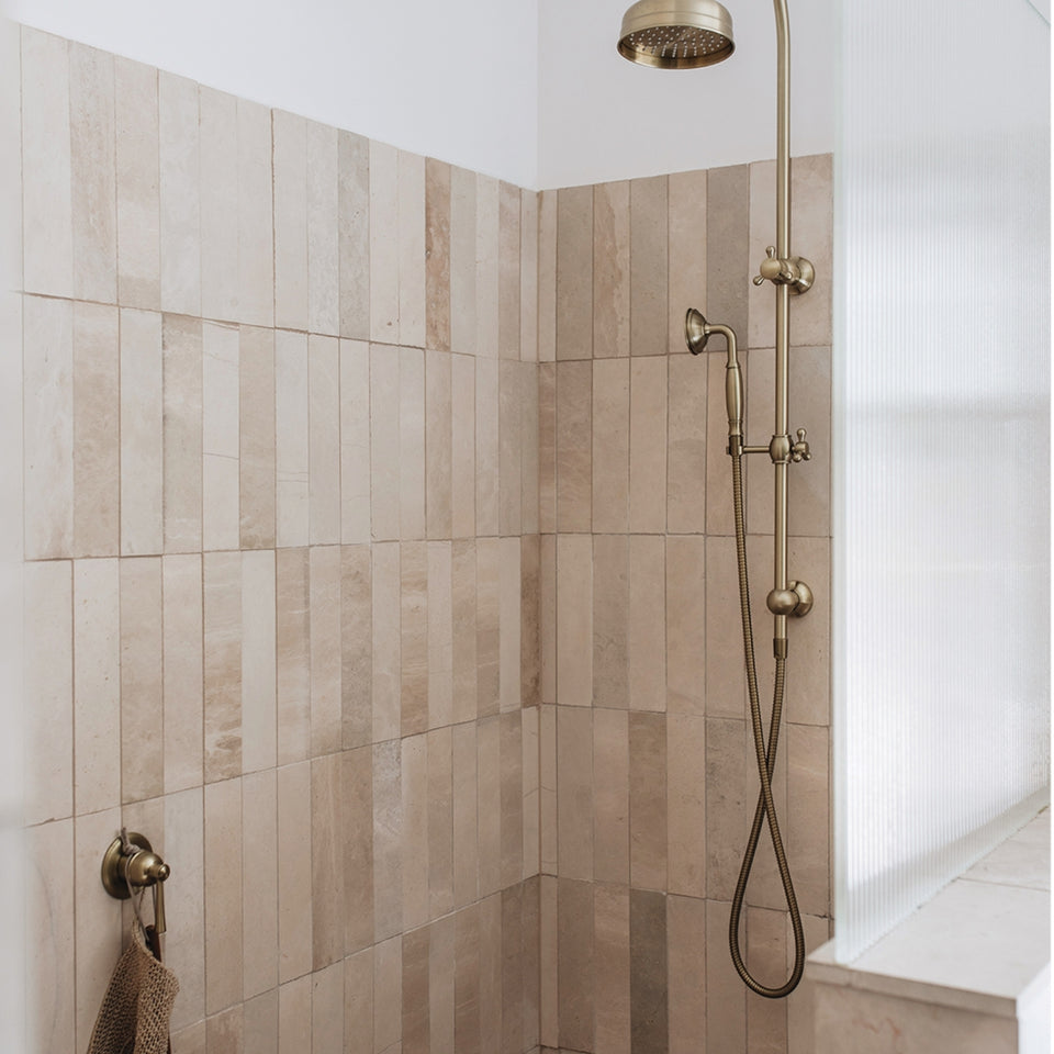 Phoenix Cromford SwitchMix Shower / Wall Mixer Brushed Gold (Complete Kit)