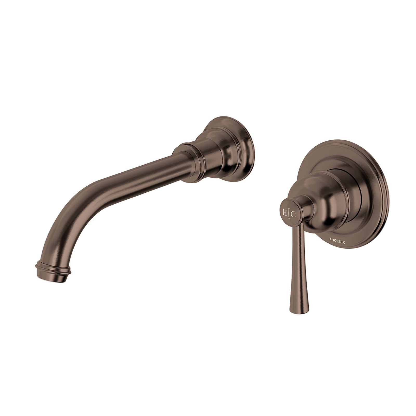 Phoenix Cromford Switchmix Wall Basin Bath Mixer Set Complete Kit - Brushed Bronze 134-2810-24-1 - The Blue Space