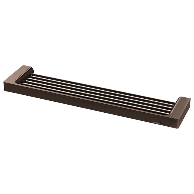 Phoenix Gloss Shower Shelf - Brushed Bronze GS896-24 - The Blue Space