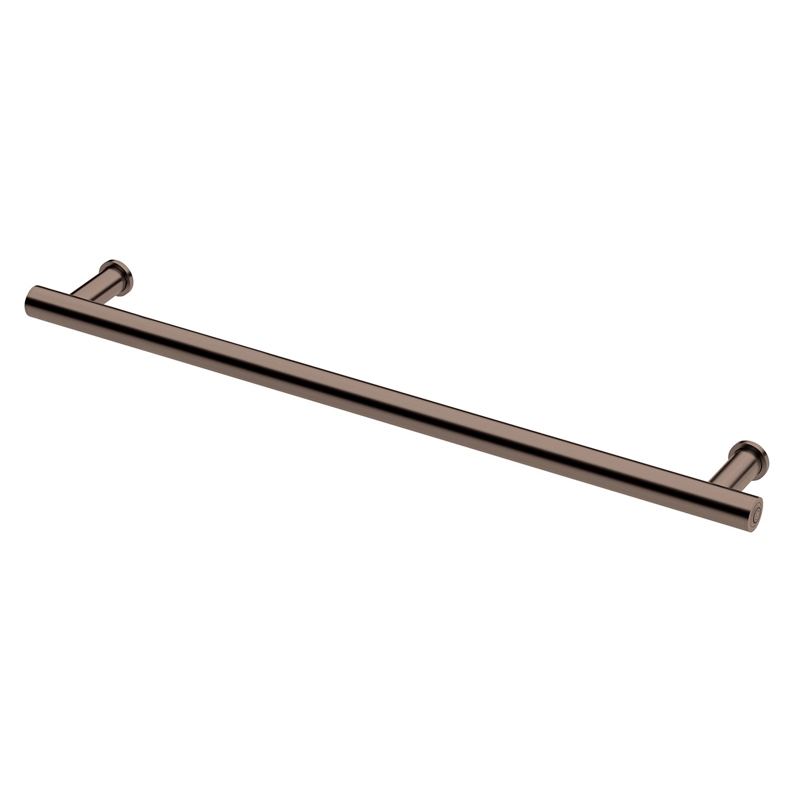 Phoenix Heated Towel Rail Round 800mm - Brushed Bronze 650-8761-24 - The Blue Space