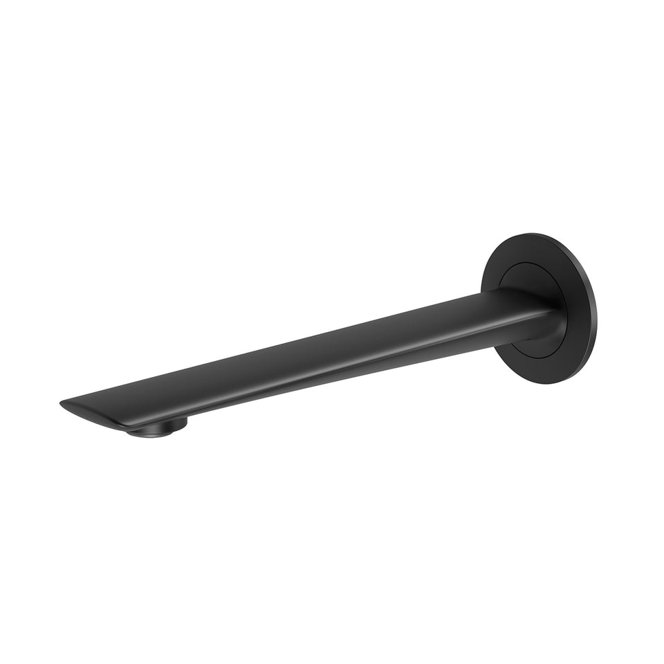 Phoenix Kusabi Wall Basin / Bath Outlet 200mm - Matte Black