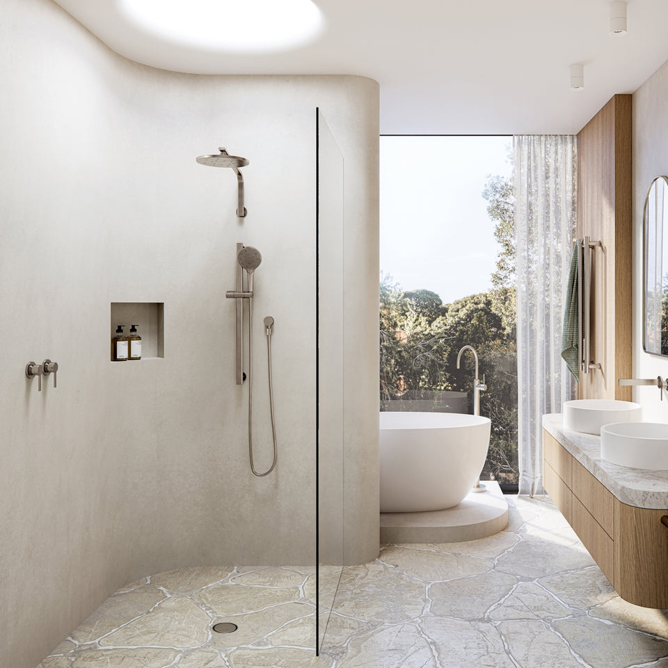 Phoenix Lexi MKII SwitchMix Shower/Wall Mixer (Fit-Off Kit Only) - Brushed Nickel