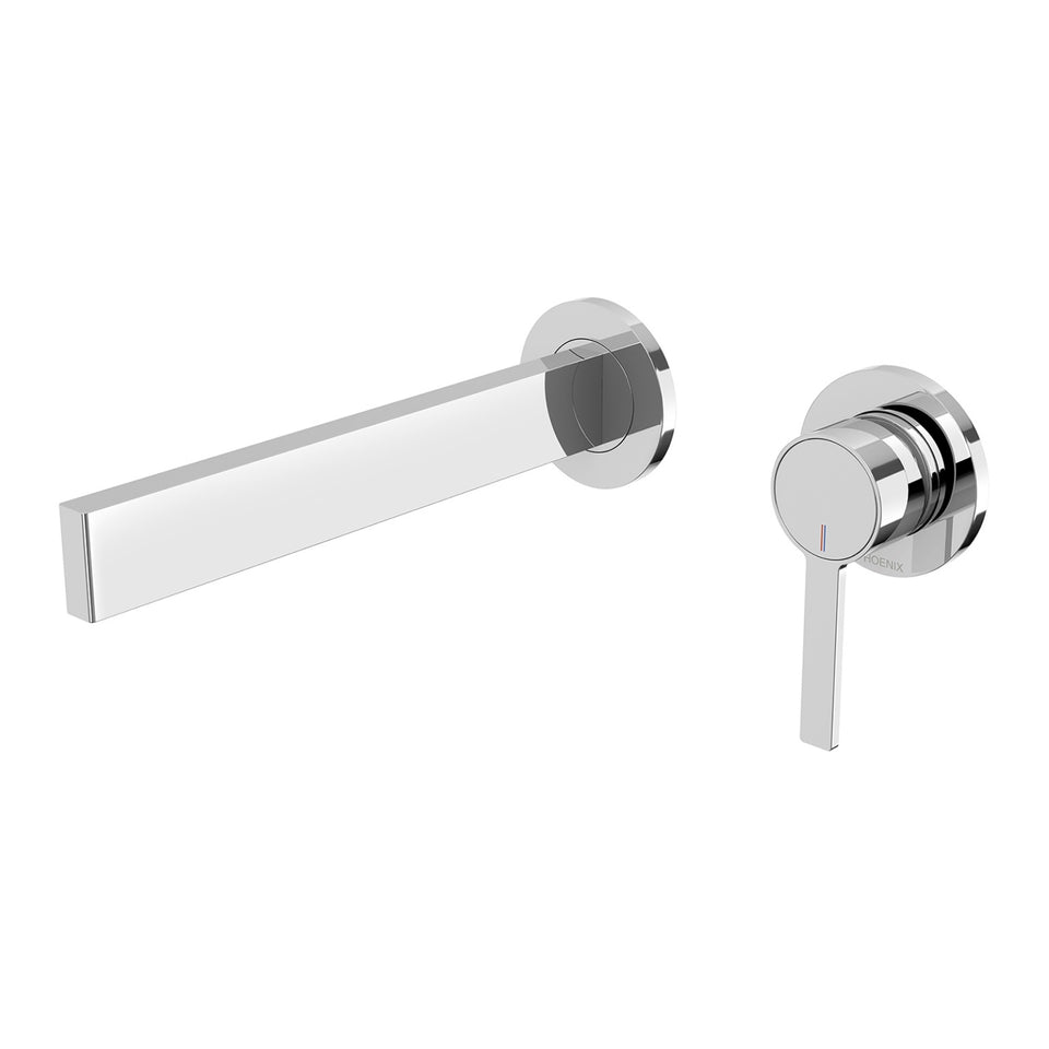 Phoenix Lexi MKII SwitchMix Wall Basin Mixer Set 200mm - Chrome