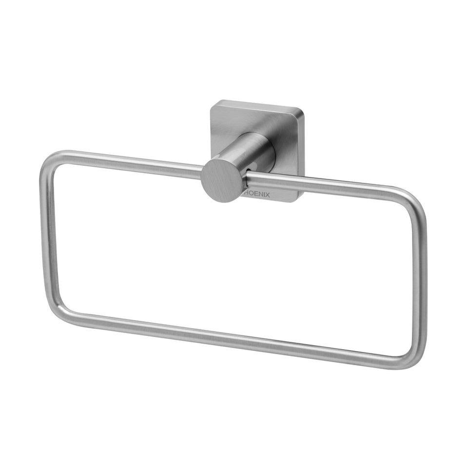Phoenix Radii SS 316 Hand Towel Holder Square Plate