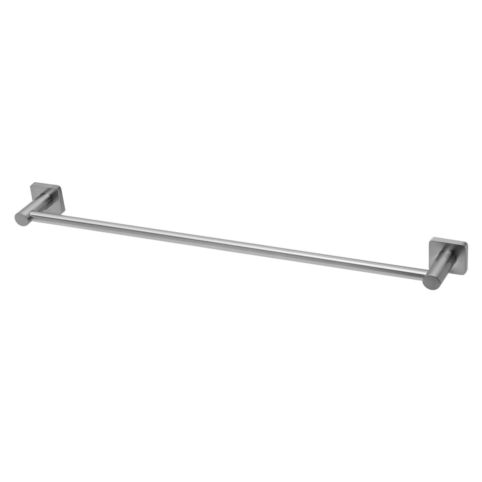 Phoenix Radii SS 316 Single Towel Rail Square Plate 600mm