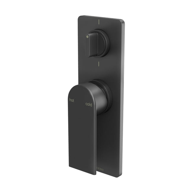 Phoenix Teel Switchmix Shower Bath Diverter Mixer - Matte Black 118-2910-10_KIT - The Blue Space