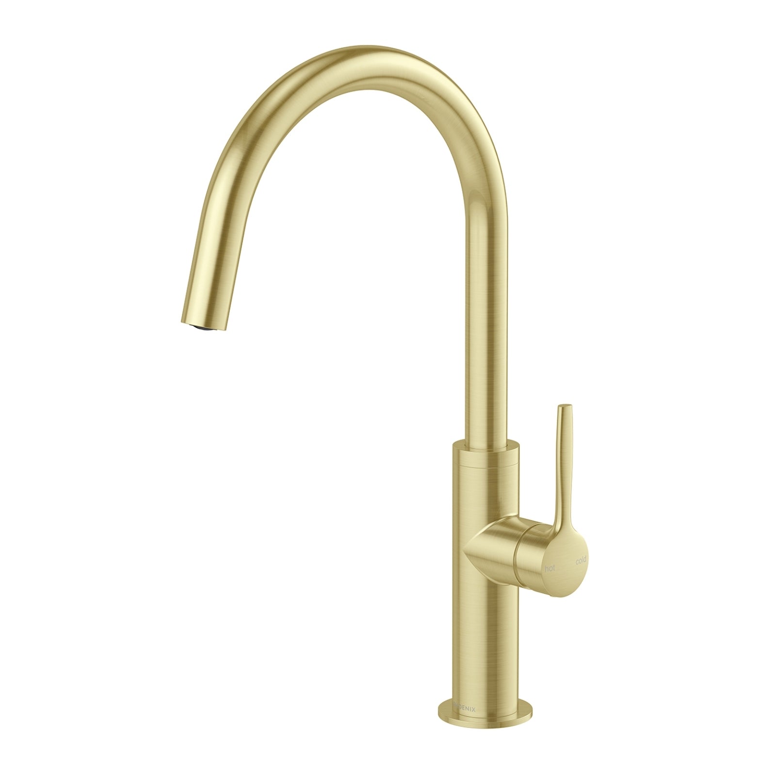 Phoenix Sink Mixer 190mm - Brushed Gold 139-7330-12-1 - The Blue Space