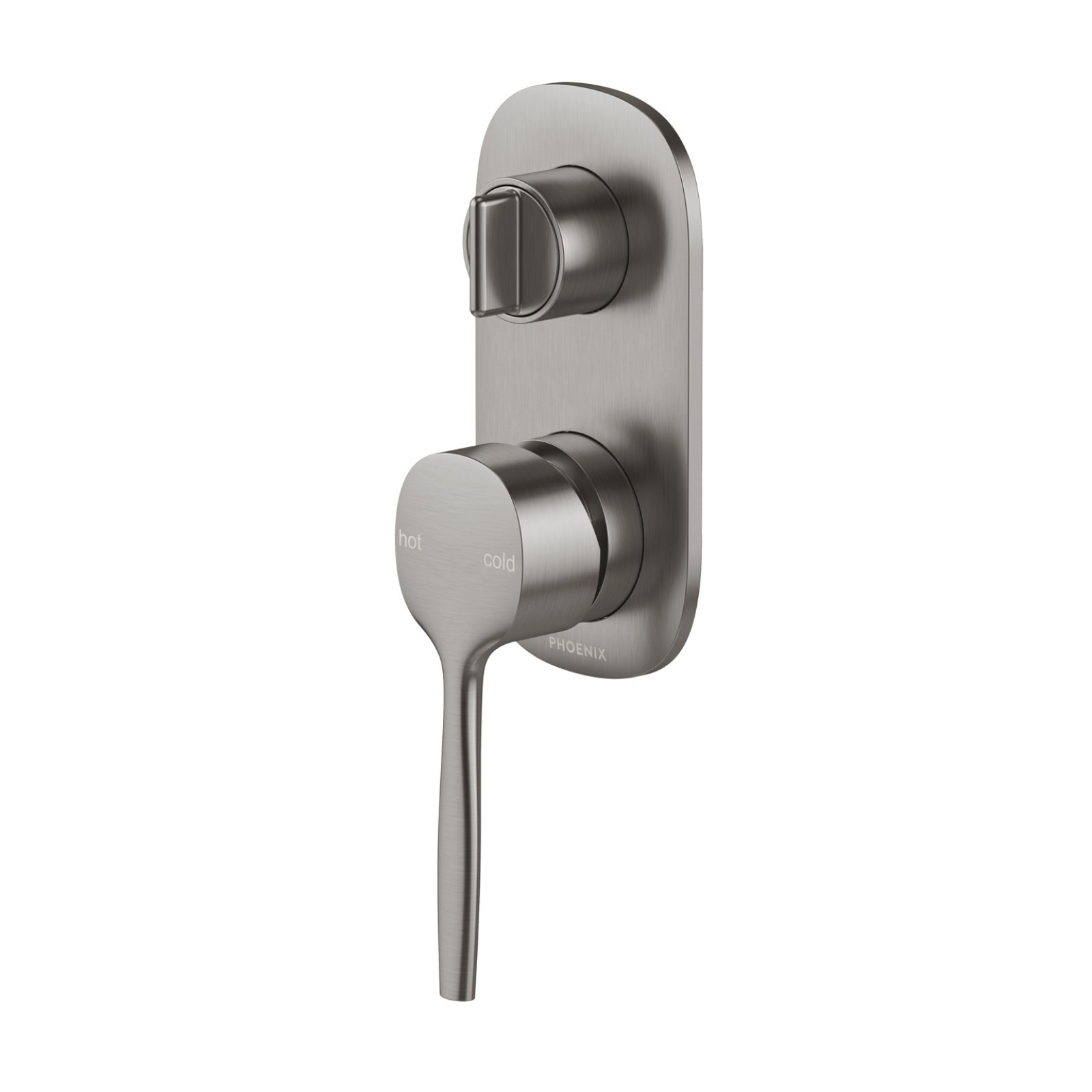 Phoenix Switchmix Shower Bath Diverter Mixer Complete Kit - Brushed Carbon 139-2910-31-1 - The Blue Space