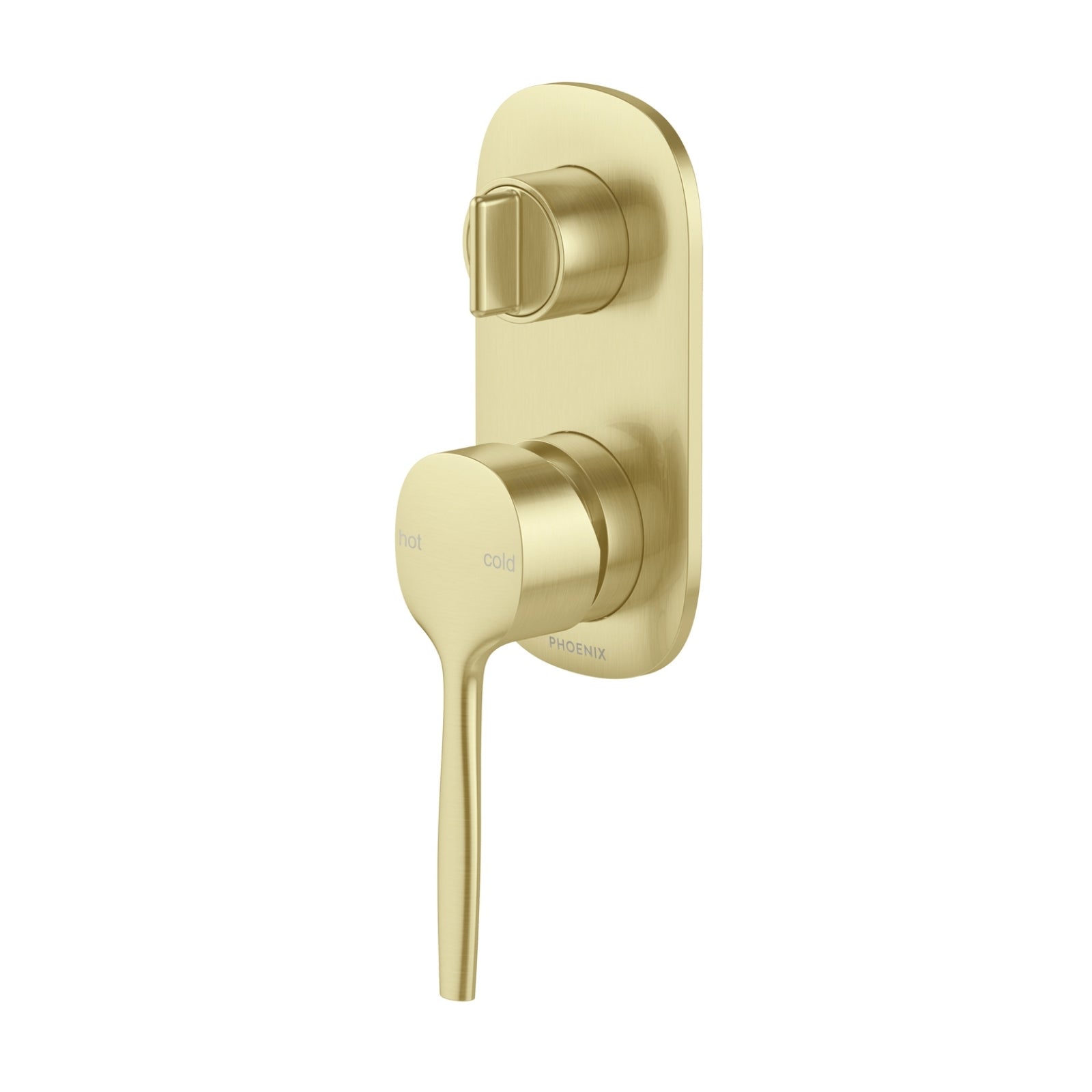 Phoenix Switchmix Shower Bath Diverter Mixer Complete Kit - Brushed Gold 139-2910-12-1 - The Blue Space