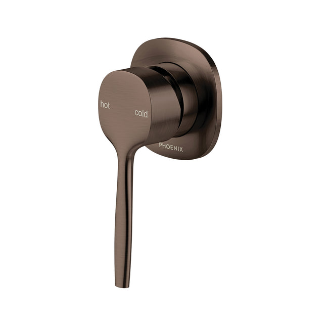 Phoenix Switchmix Shower Wall Mixer Complete Kit - Brushed Bronze 139-2800-24-1 - The Blue Space