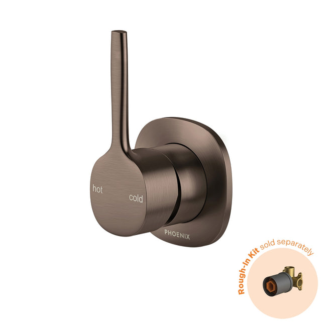 Phoenix Switchmix Shower Wall Mixer Pin Up Fit Off Kit Only - Brushed Bronze 139-2808-24-1 - The Blue Space