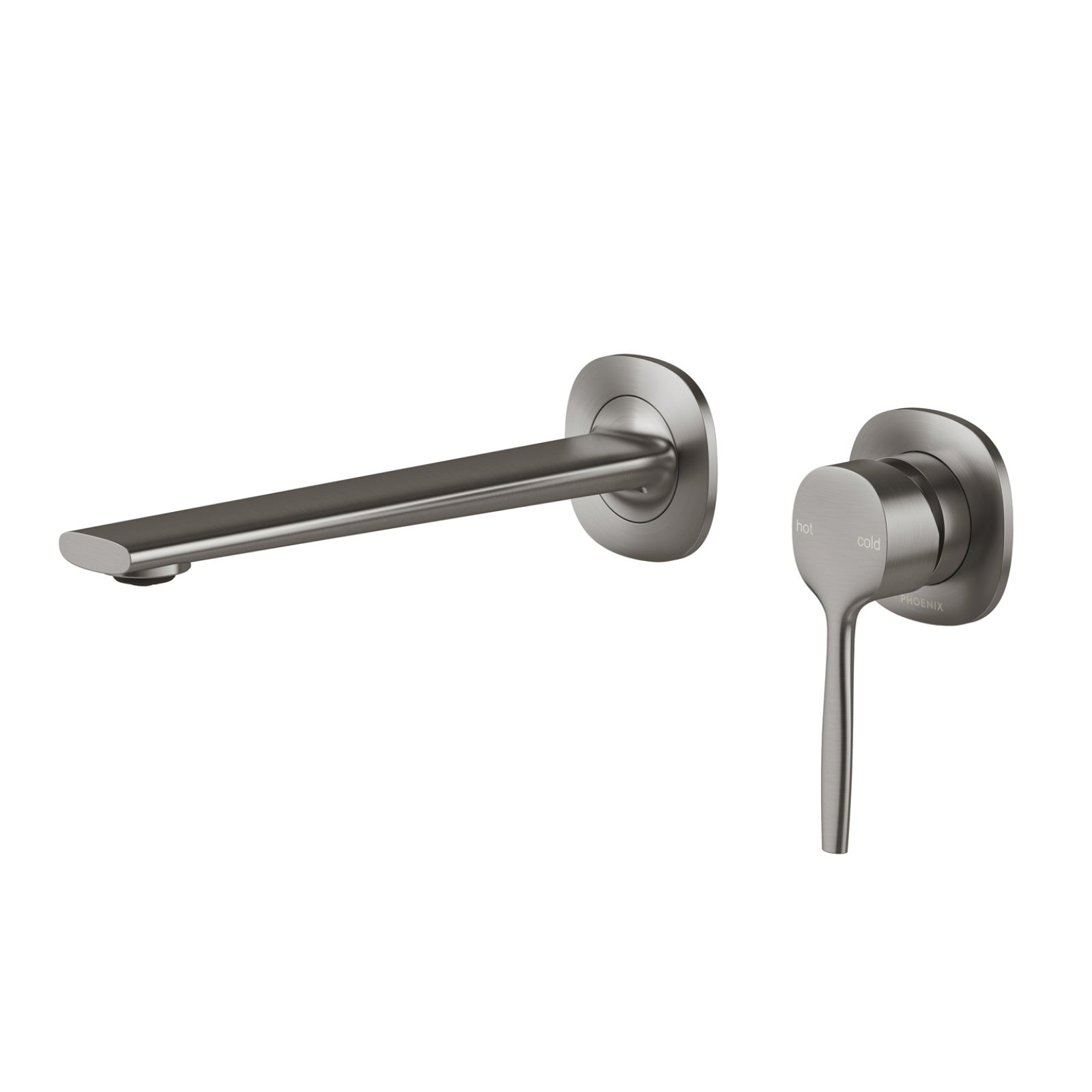 Phoenix Switchmix Wall Basin Bath Mixer Set 200mm Complete Kit - Brushed Carbon 139-2810-31-1 - The Blue Space