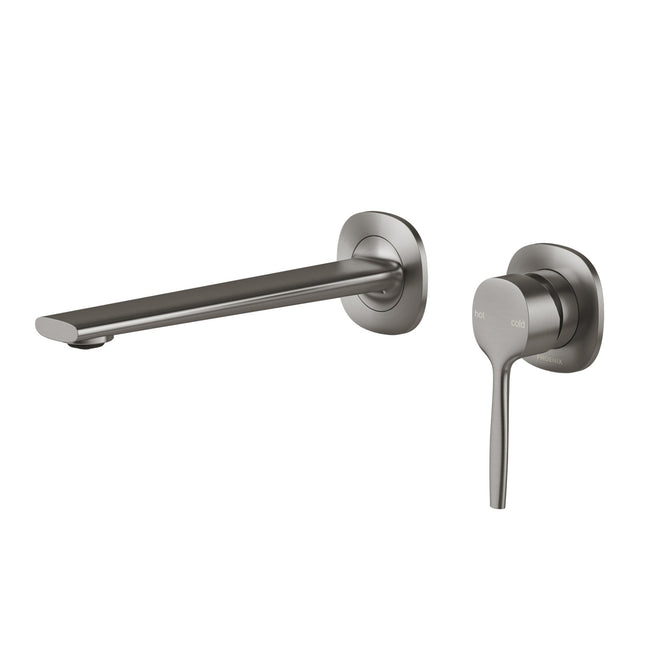 Phoenix Switchmix Wall Basin Bath Mixer Set 200mm Complete Kit - Brushed Carbon 139-2810-31-1 - The Blue Space