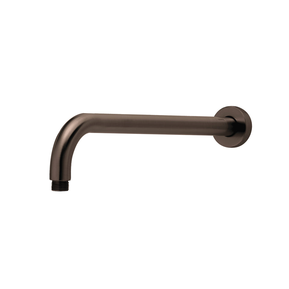 Phoenix Vivid Shower Arm 400mm Round - Brushed Bronze