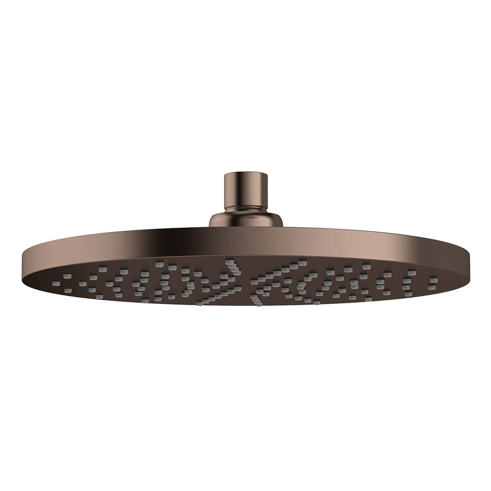 Phoenix Vivid Shower Rose 230mm Round - Brushed Bronze