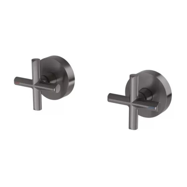Phoenix Vivid Slimline Plus Wall Top Assemblies Brushed Carbon