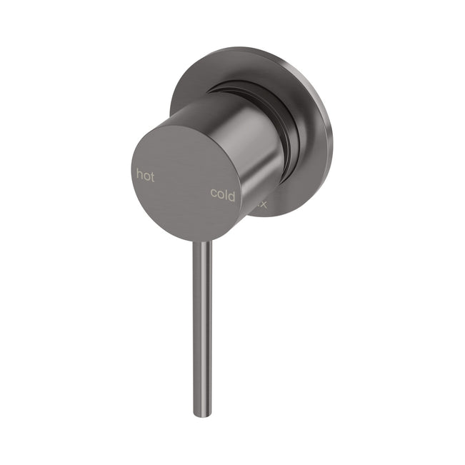 Phoenix Vivid Slimline SwitchMix Shower / Wall Mixer 60mm Backplate Brushed Carbon (Complete Kit) VS2801-31-1-KIT - The Blue Space