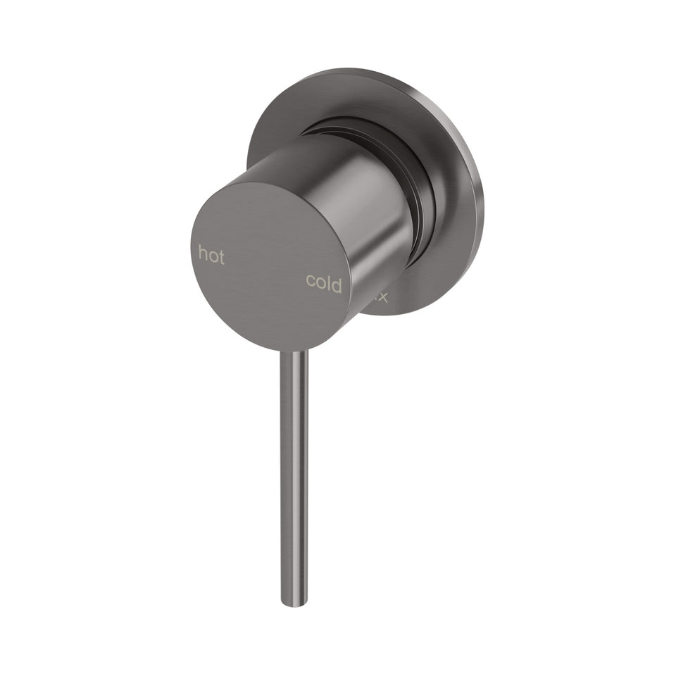 Phoenix Vivid Slimline SwitchMix Shower / Wall Mixer 60mm Backplate Brushed Carbon (Complete Kit)