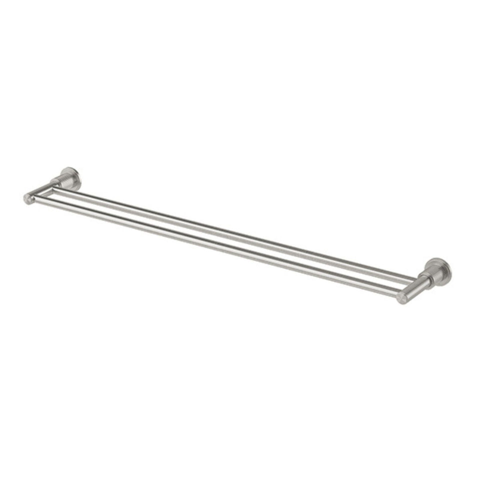Phoenix Wiltern Double Towel Rail 800mm Brushed Nickel