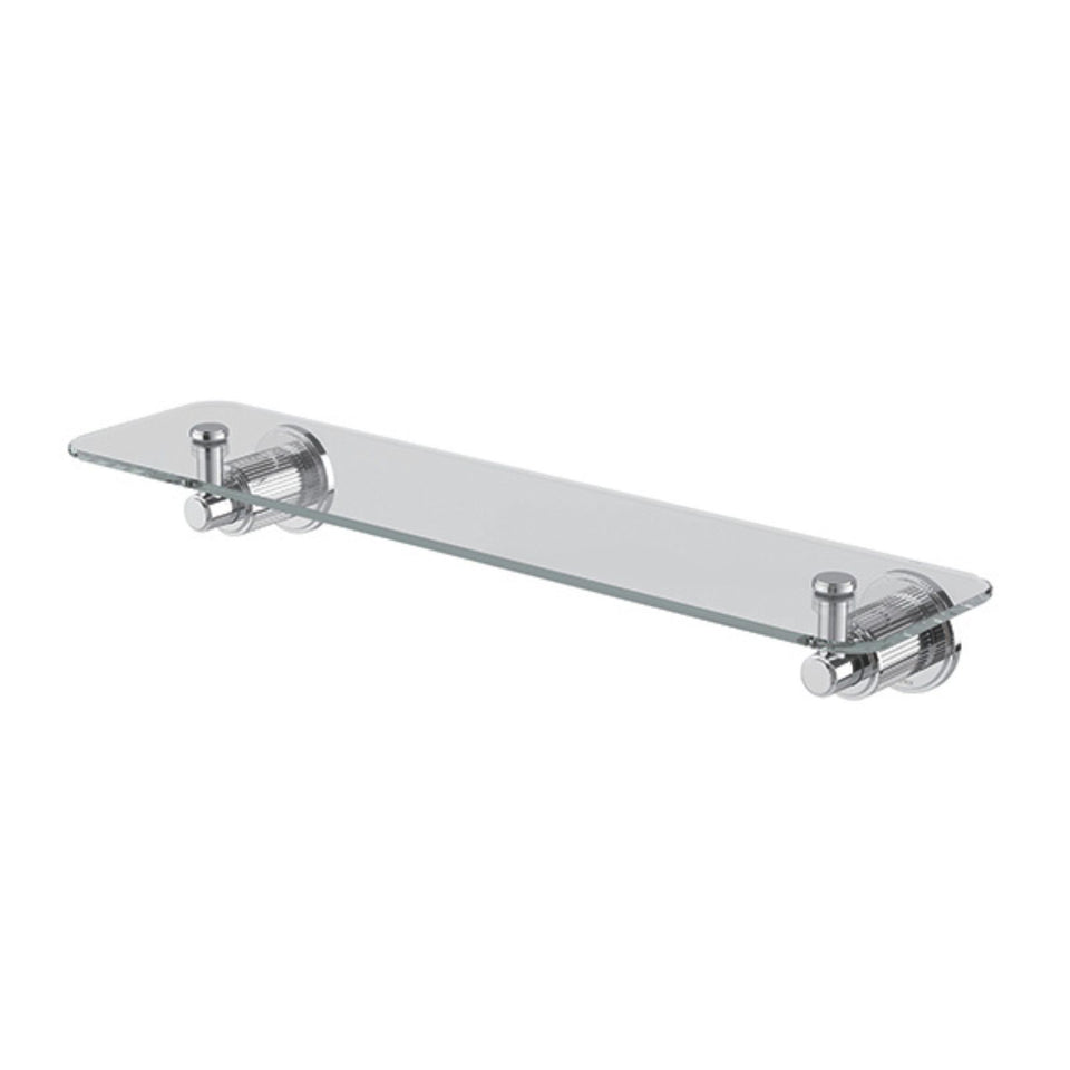 Phoenix Wiltern Glass Shelf 450mm Chrome