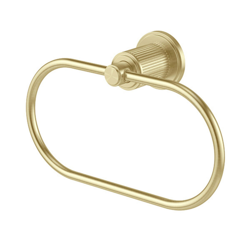 Phoenix Wiltern Hand Towel Holder Brushed Gold