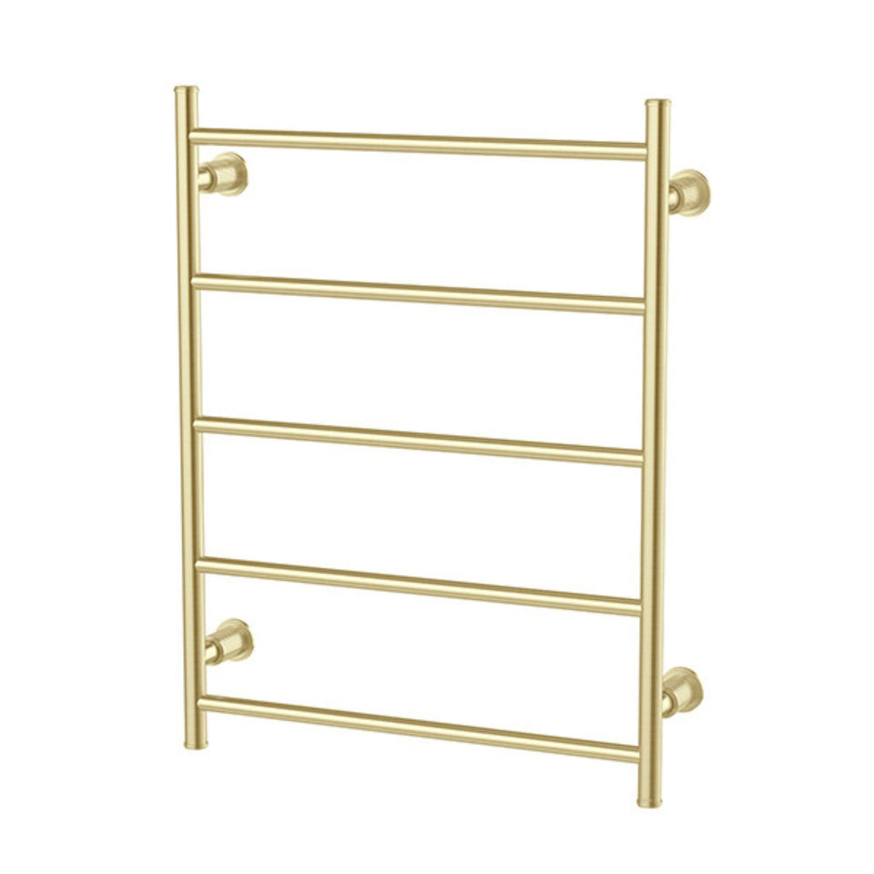 Phoenix Wiltern Heated Towel Ladder 550mm x 750mm Brushed Gold