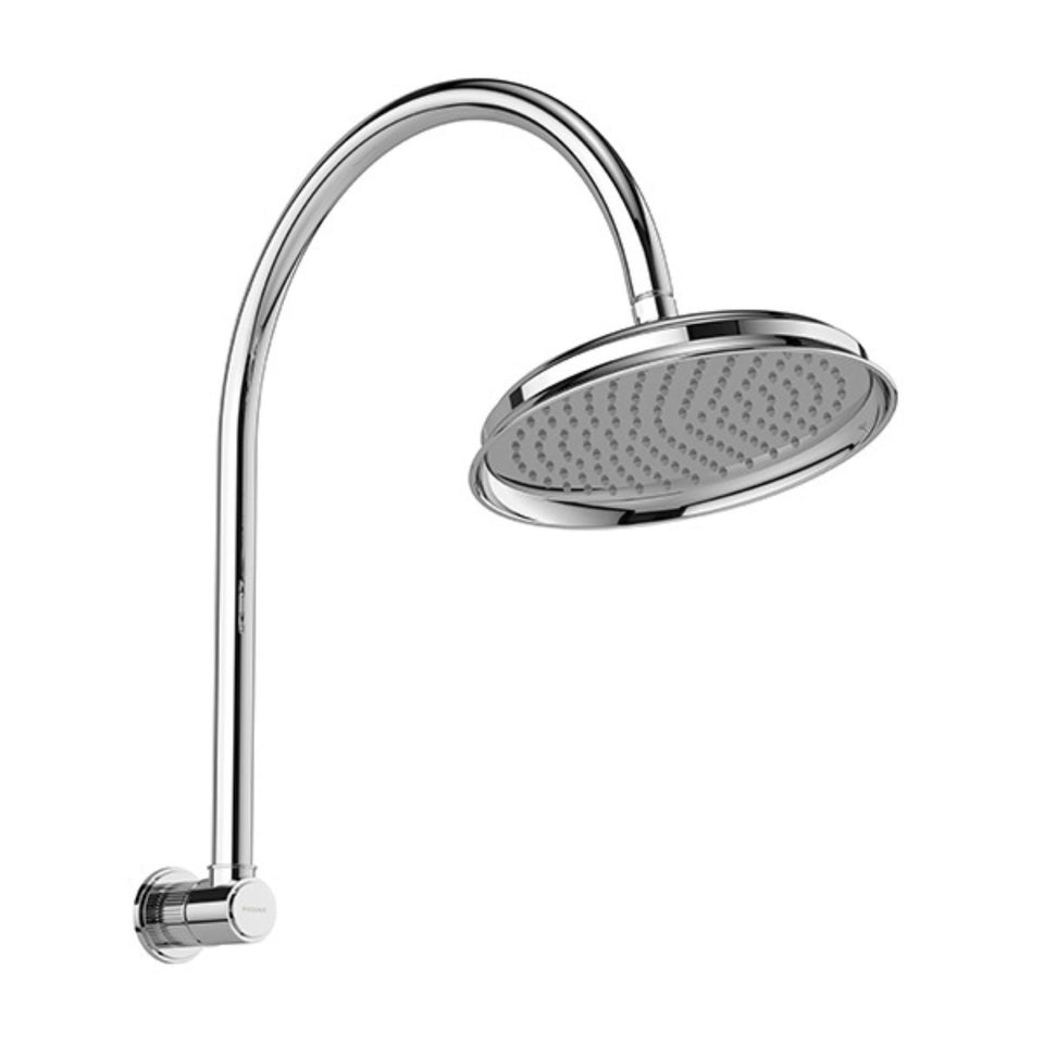 Phoenix Wiltern High-Rise Shower Arm & Rose Chrome