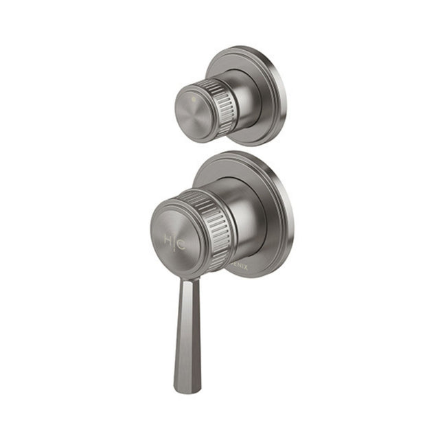 Phoenix Wiltern SwitchMix Shower / Bath Diverter Mixer (Complete Kit) - Brushed Carbon 144-2910-31-1 - The Blue Space