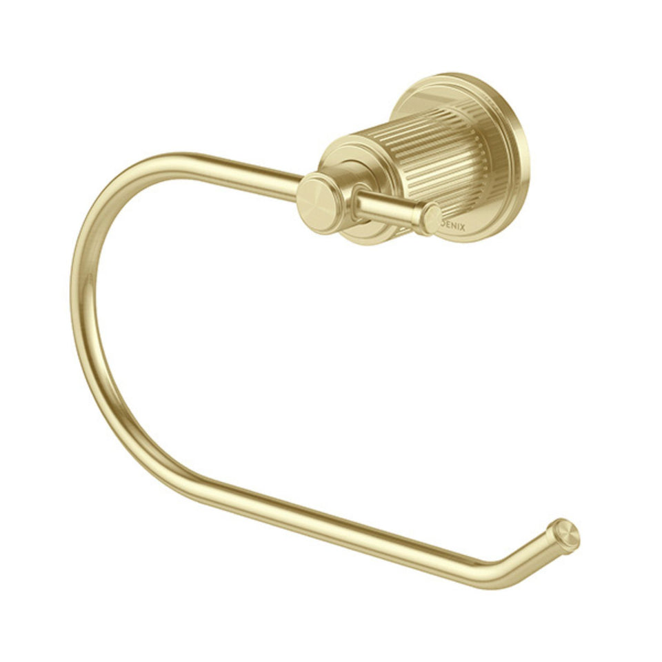 Phoenix Wiltern Toilet Roll Holder Brushed Gold