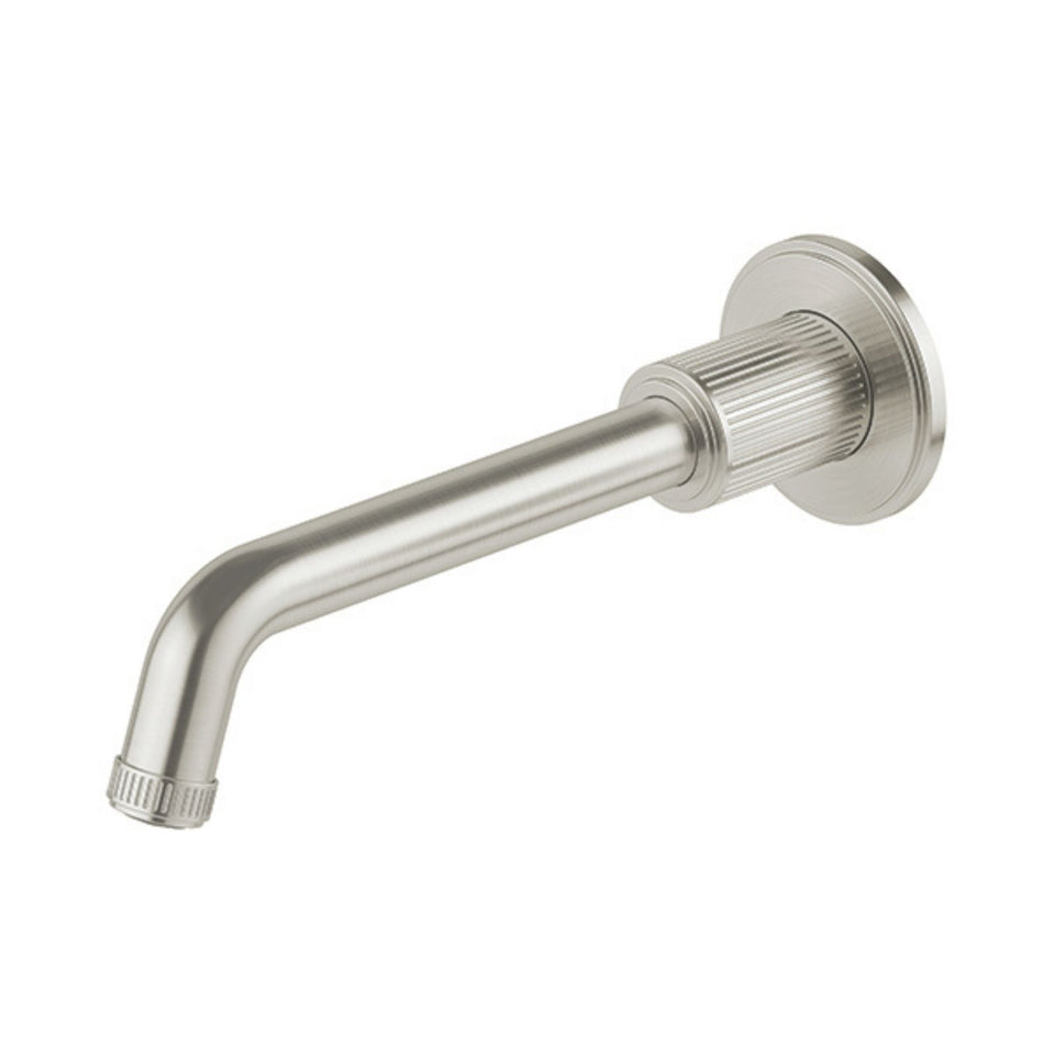 Phoenix Wiltern Wall Basin / Bath Outlet 190mm - Brushed Nickel