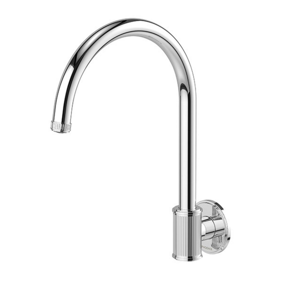 Phoenix Wiltern Wall Sink Outlet 180mm - Chrome