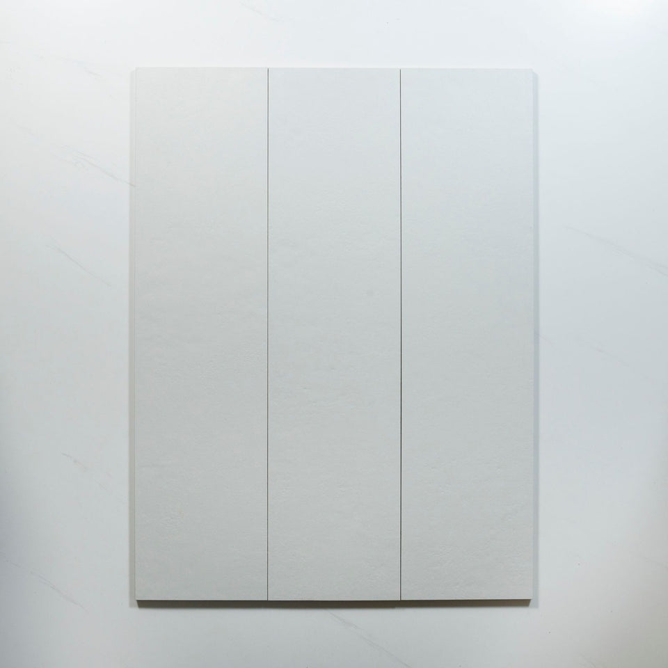 Plastra Smooth White Matte Porcelain Tile 22.5 x 900mm