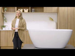 Caroma Contura II 1700mm Freestanding Bath - Matte Clay