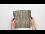 Valerie Rustic Porcelain Finger Mosaics P5 392 x 295mm sheets