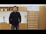 Radiant Round 7 Bar Heated Rail 600mmx800mm Light Gold