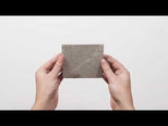 Tumbled Natural Grey Woodstone Square Tile 100mm x 100mm