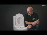 Caroma Urbane II Invisi Series II Wall Faced Bidet Suite